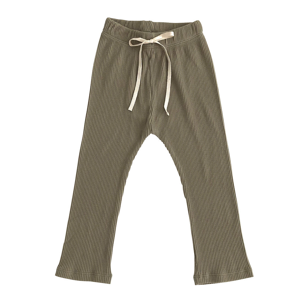 Pants Rib Dry Green