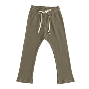 Pants Rib Dry Green