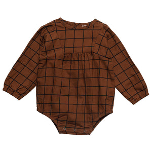 Romper Discovery Bay Window Pane Check
