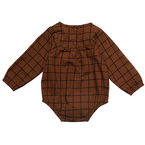 Romper Discovery Bay Window Pane Check