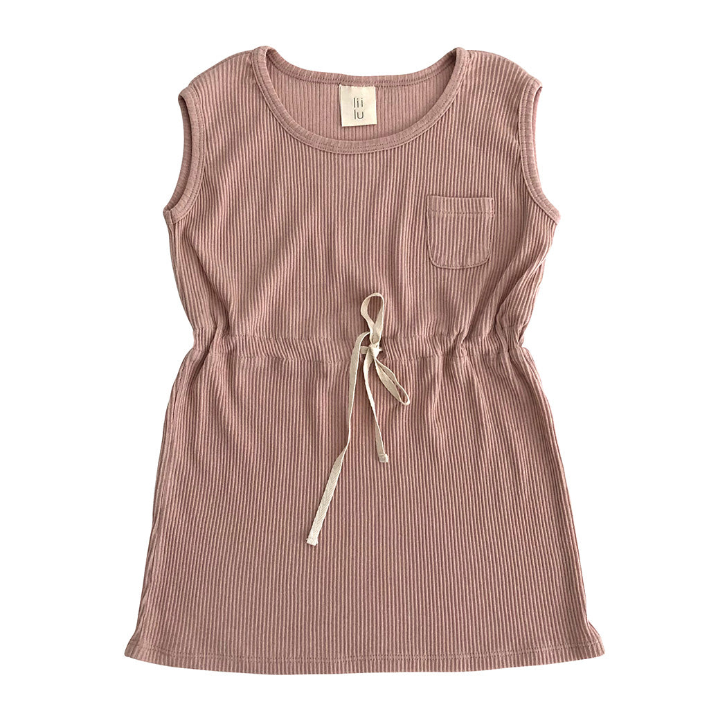 Dress Day Rib Pale Pink