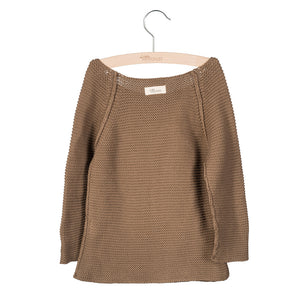 Sweater Knitted Boet Brown