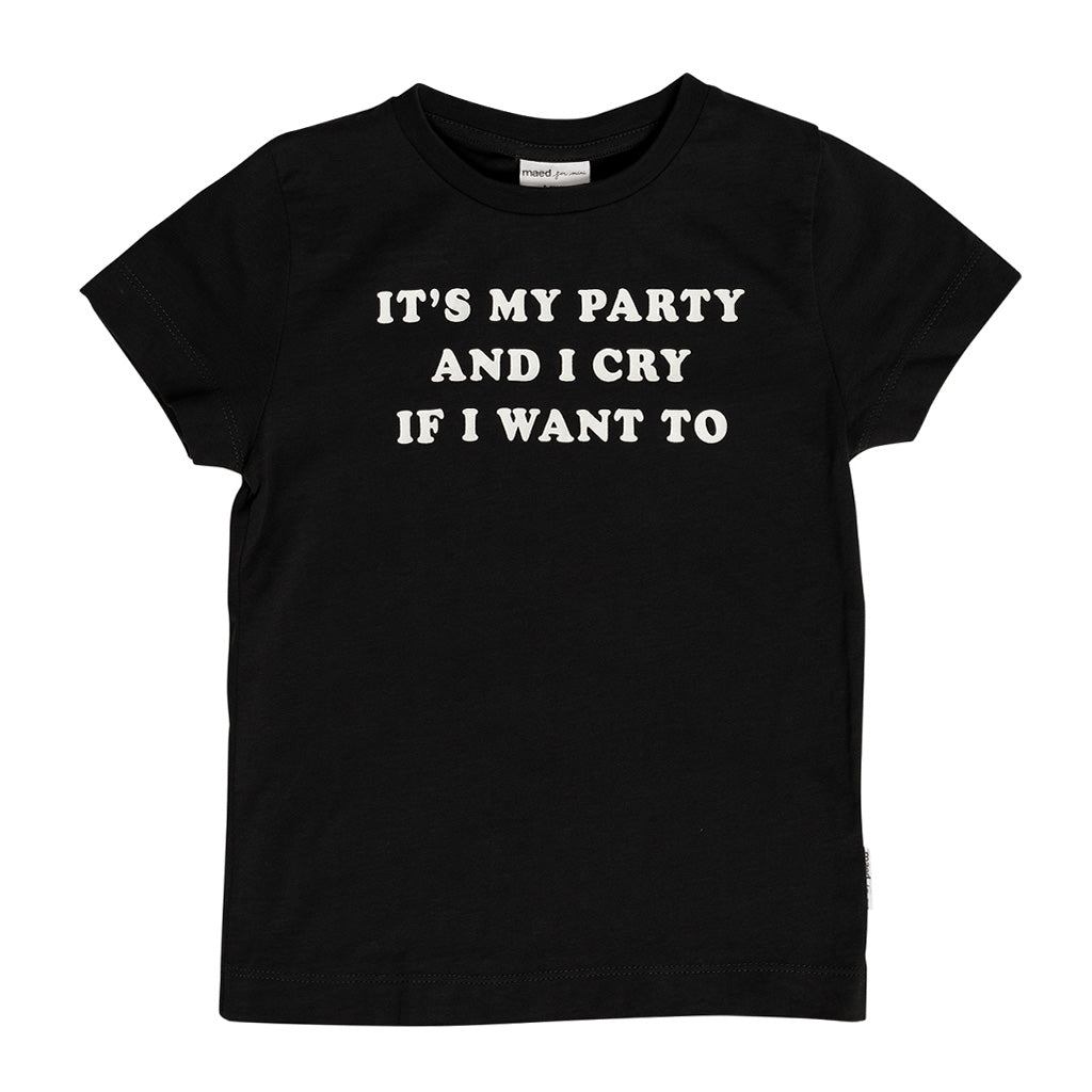 T-shirt It's My Party Black