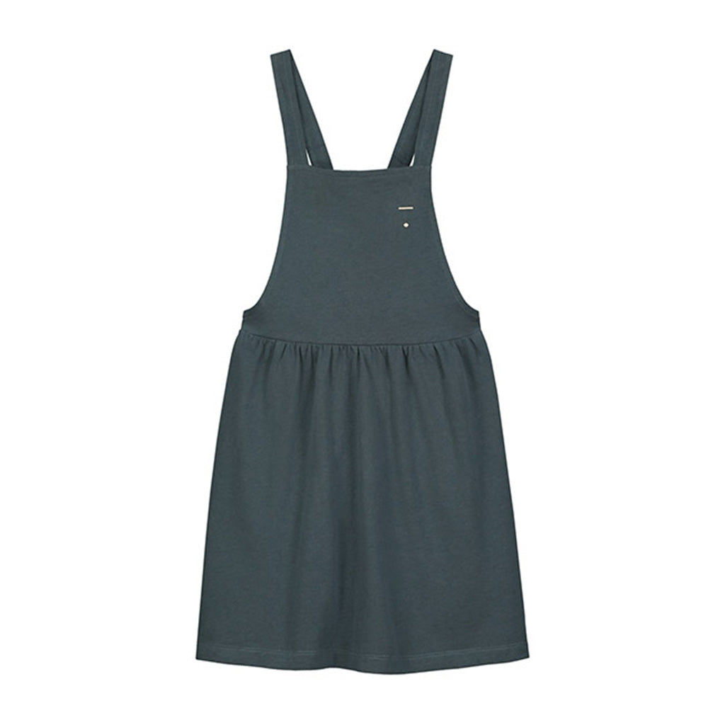 Dress Pinafore Blue Grey