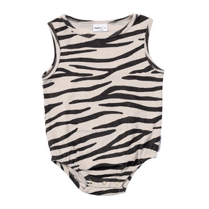 Bodysuit Smiling Zebra