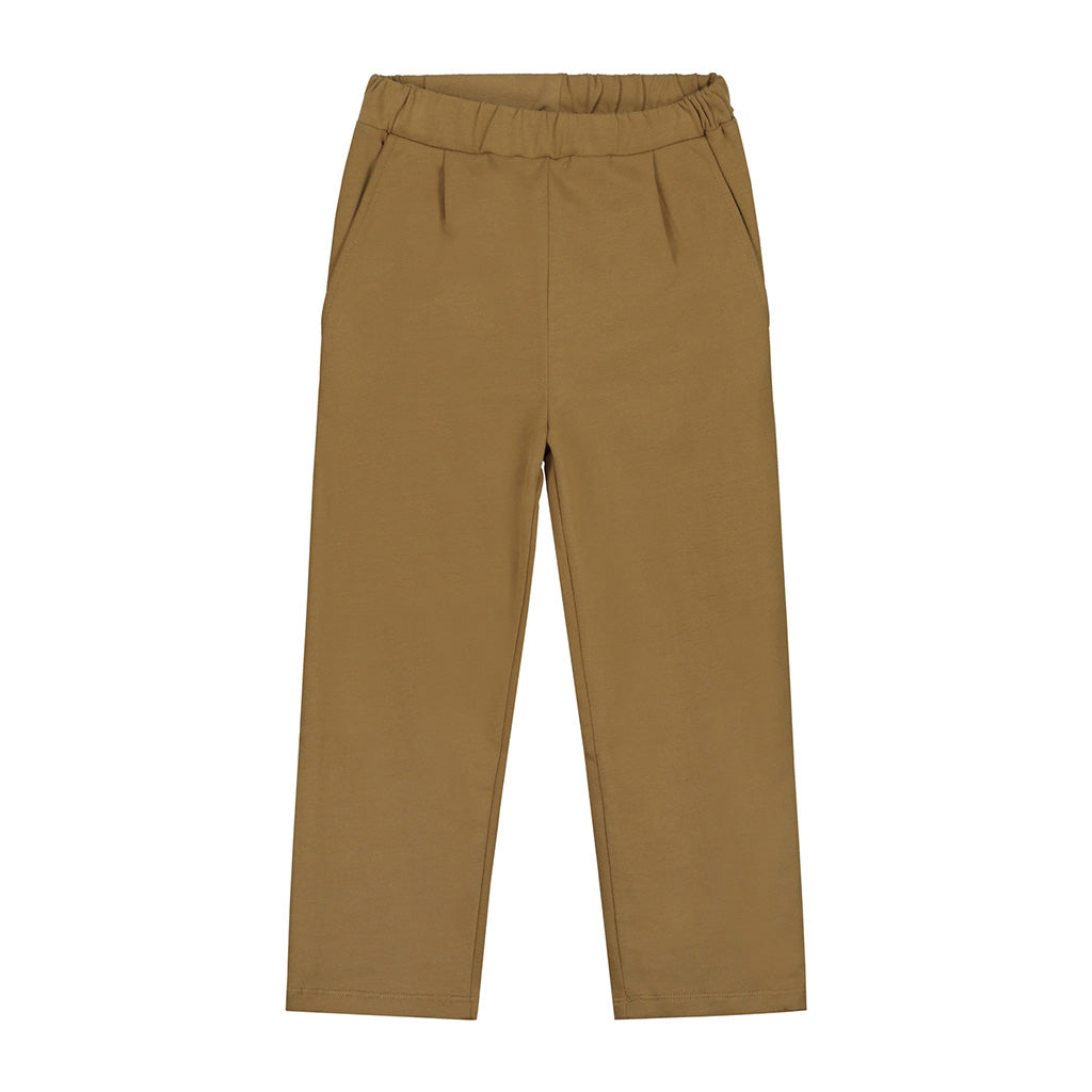 Trousers Pleated Relaxed Peanut