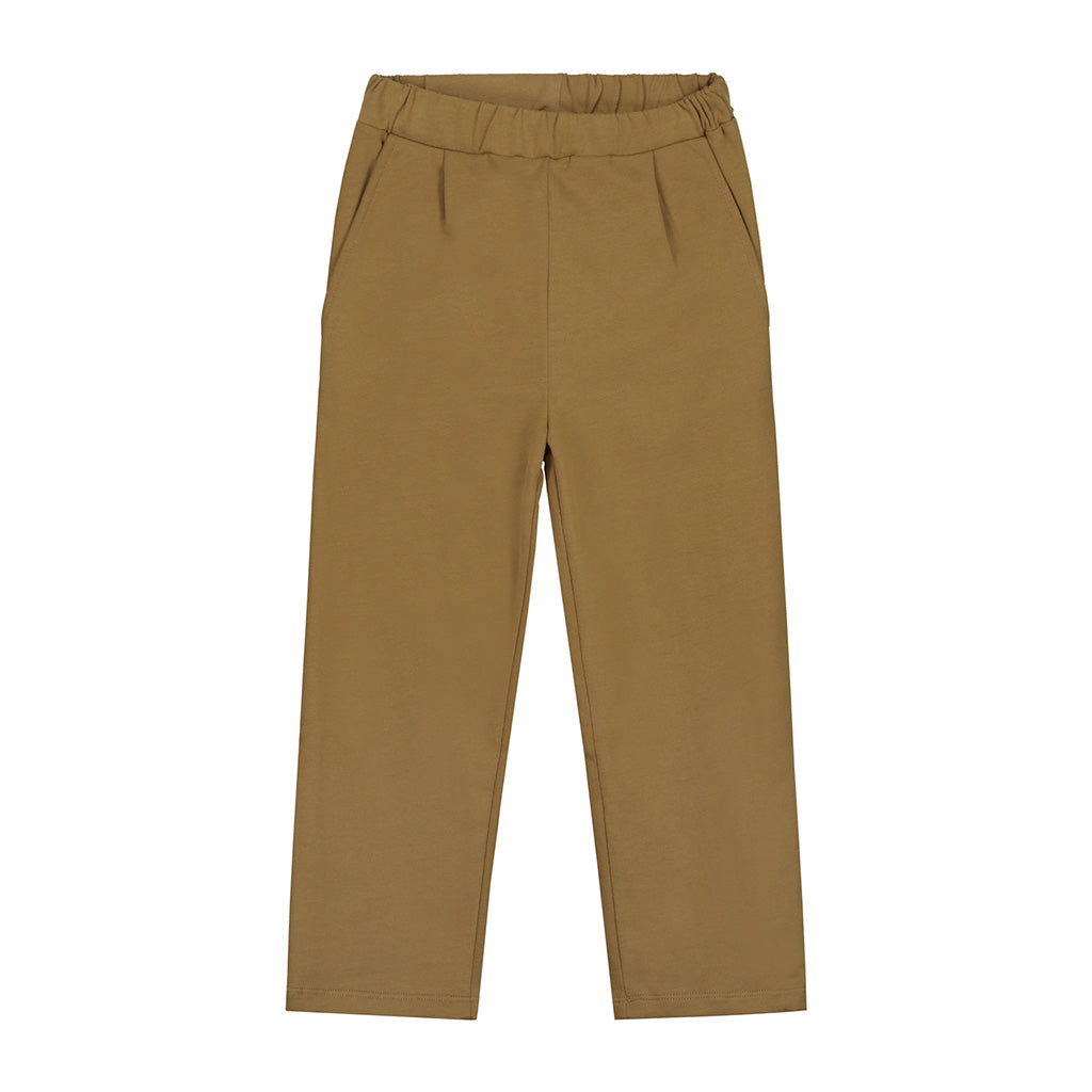 Trousers Pleated Relaxed Peanut