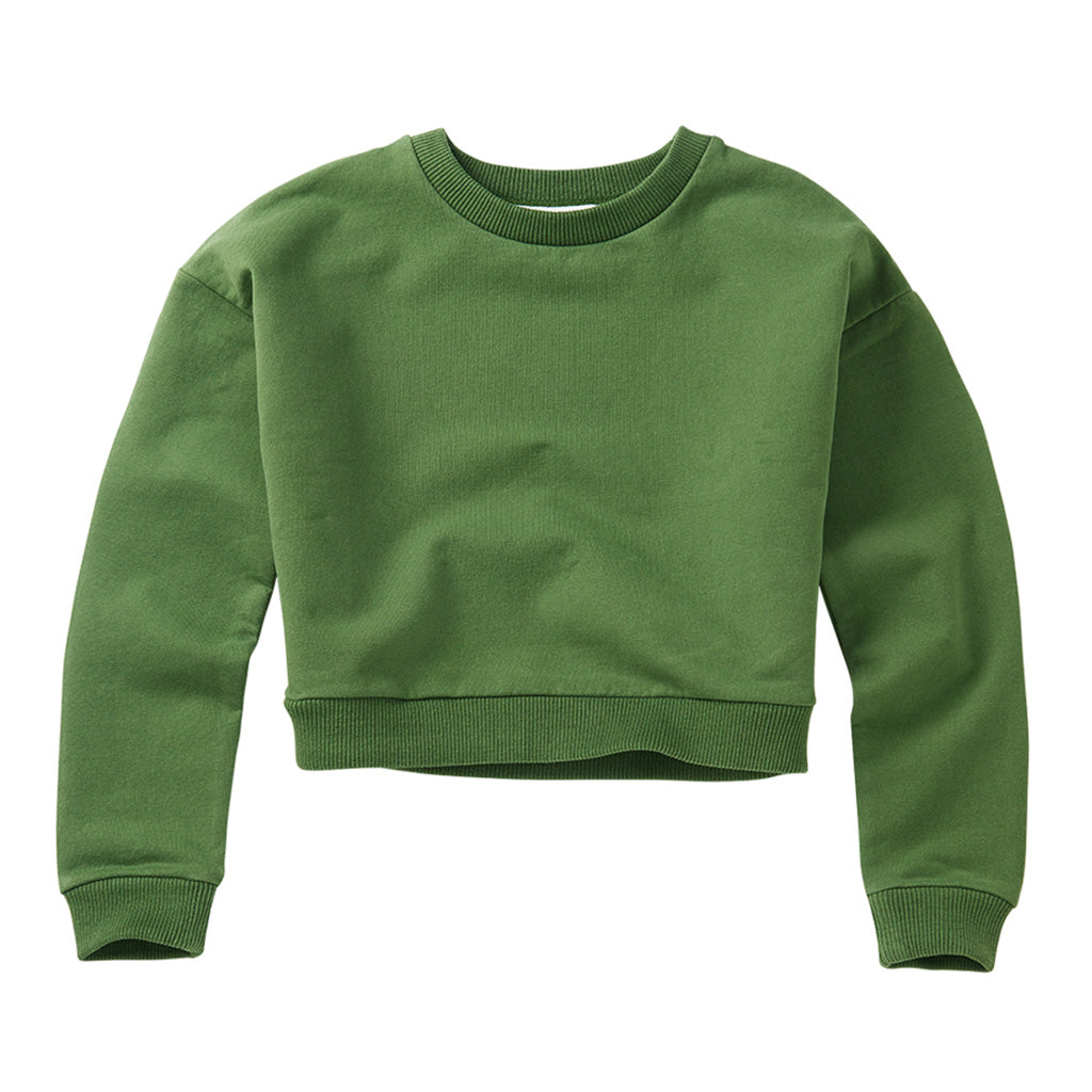 Sweater Cropped Moss Green