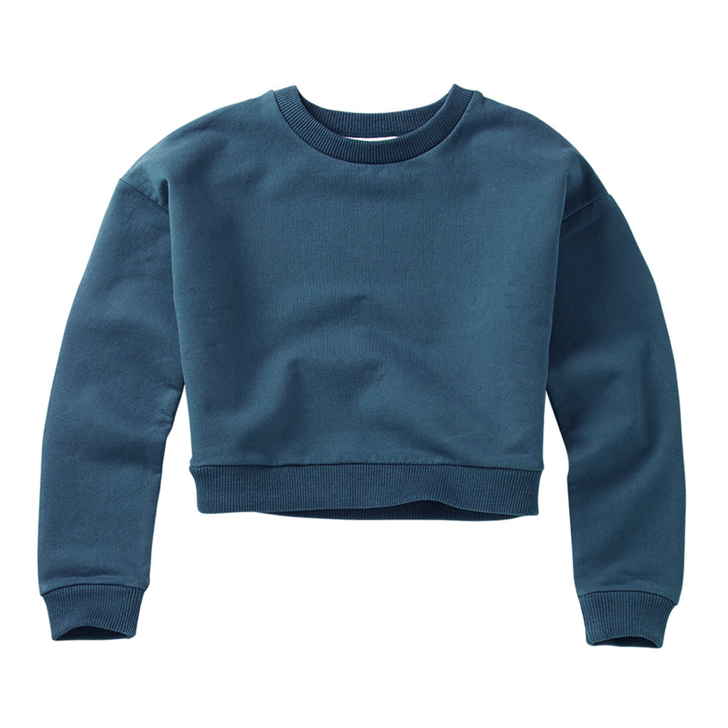 Sweater Cropped Teal Blue