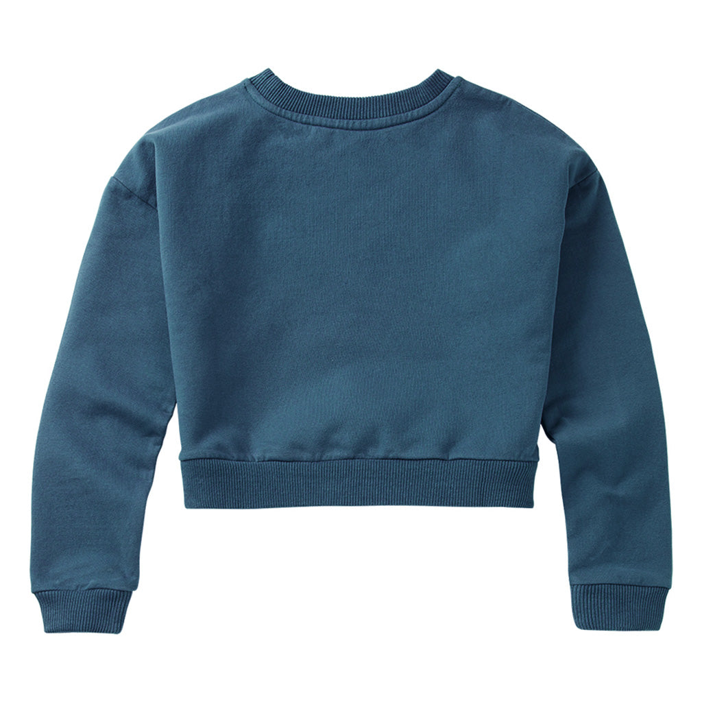 Sweater Cropped Teal Blue