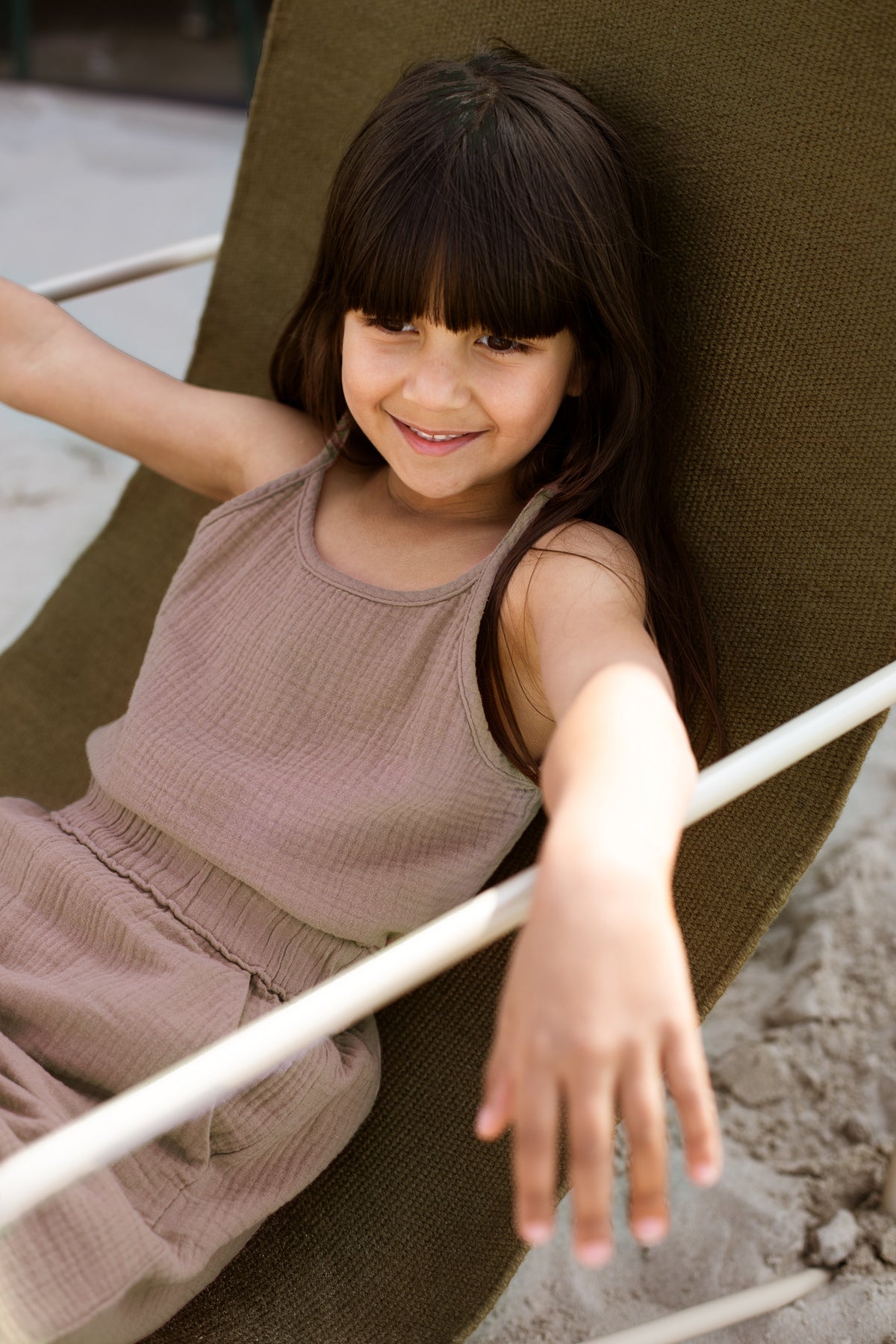 Singlet Muslin Sand