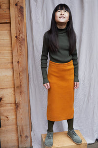 Skirt Knit Light Ochre