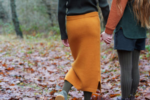 Skirt Knit Light Ochre