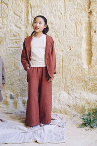 Blazer Linen Sienna Rose