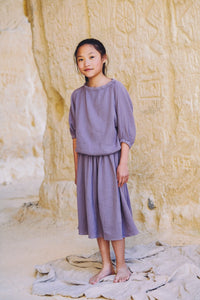 Top Cropped Muslin Lavender