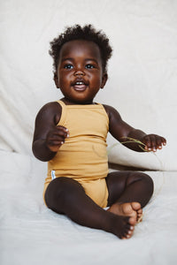 Bodysuit Singlet Light Ochre