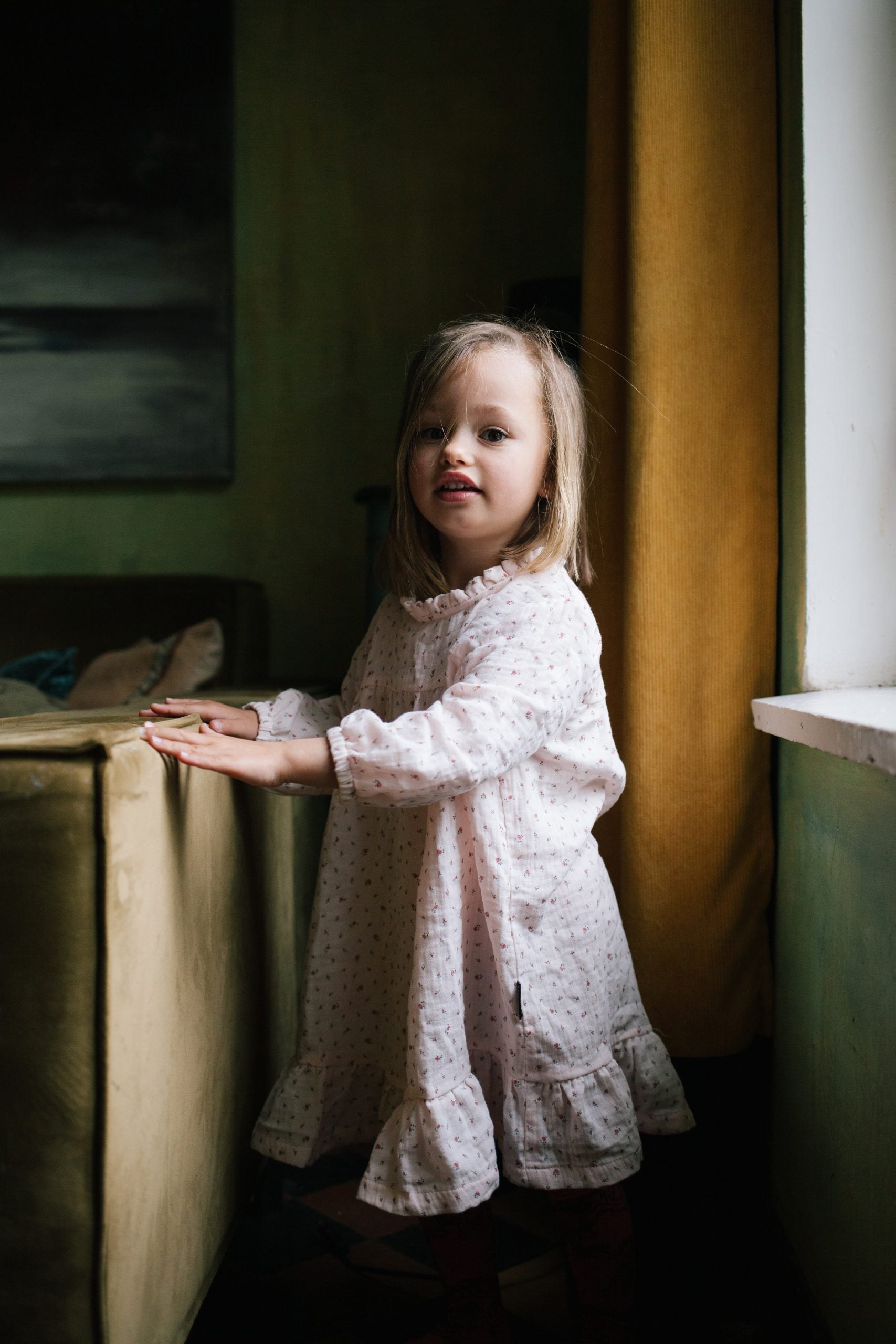 Dress Flower Lois Soft White