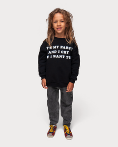 Sweatshirt It's My Party Black