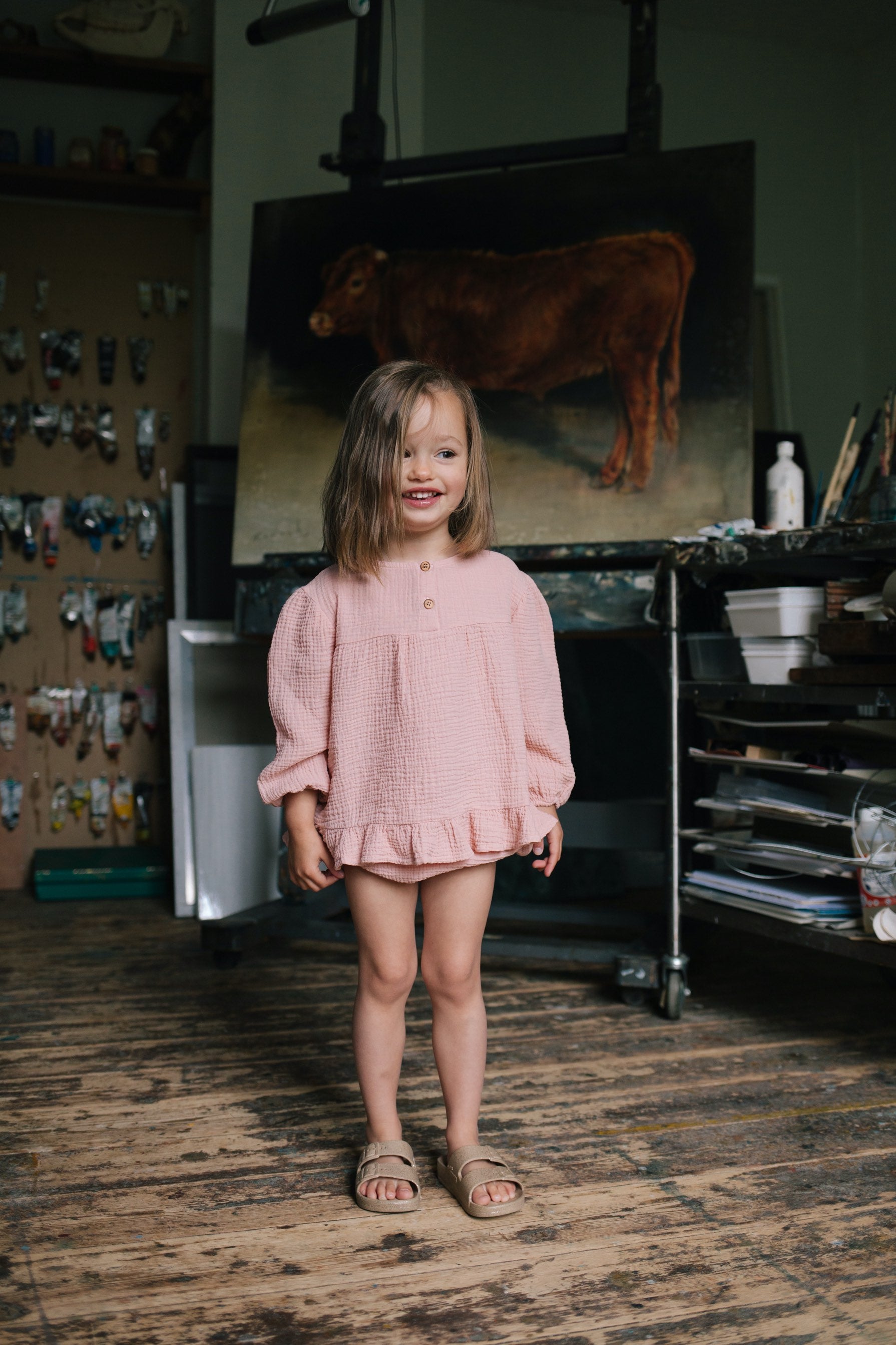 Comfy Set Frill Pale Pink