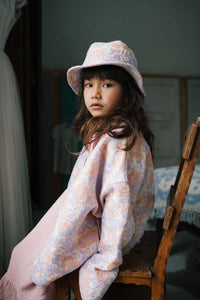 Kimono Jacquard Flower Rosy Lilac