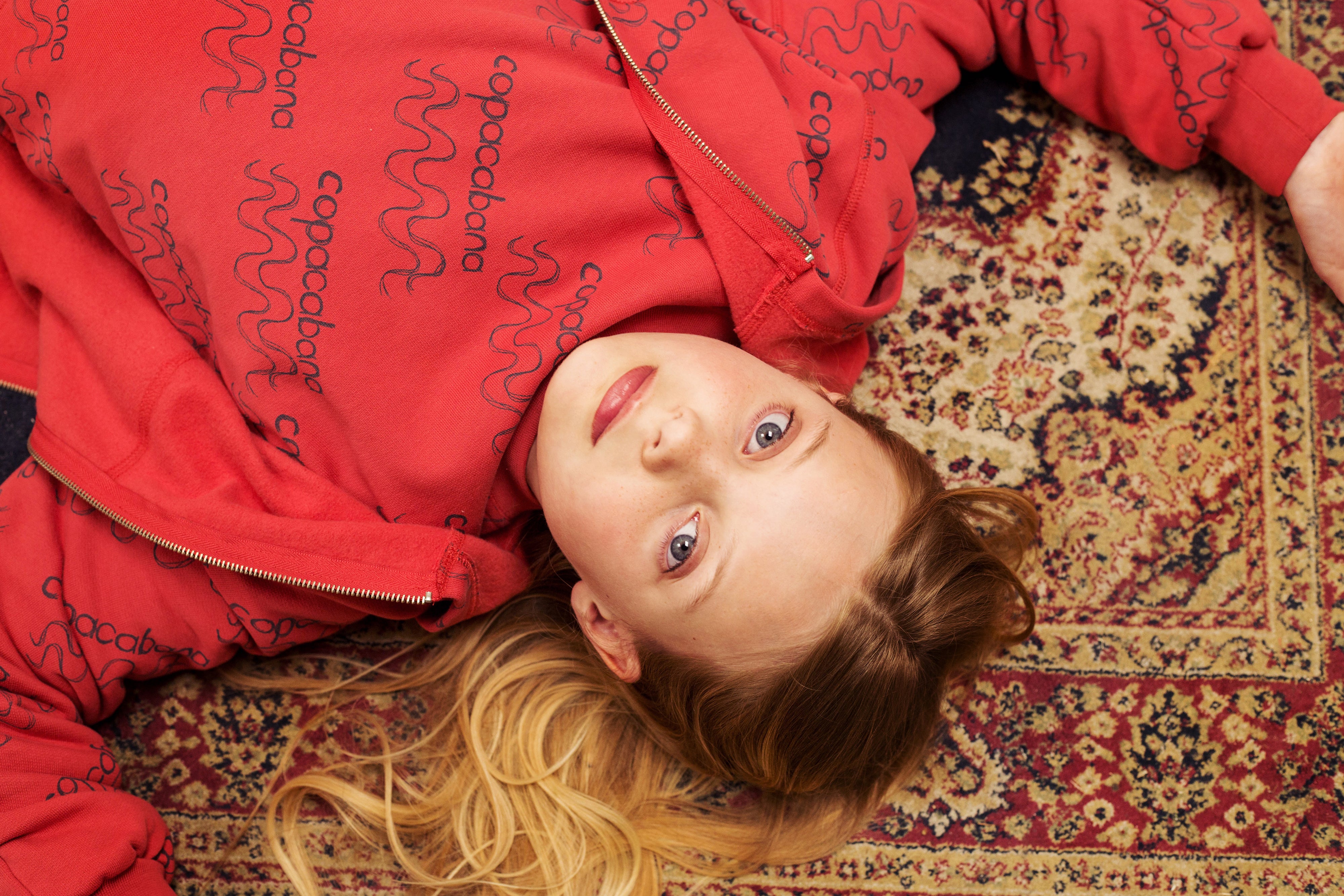 Sweatshirt Cropped Cranberry Copacabana