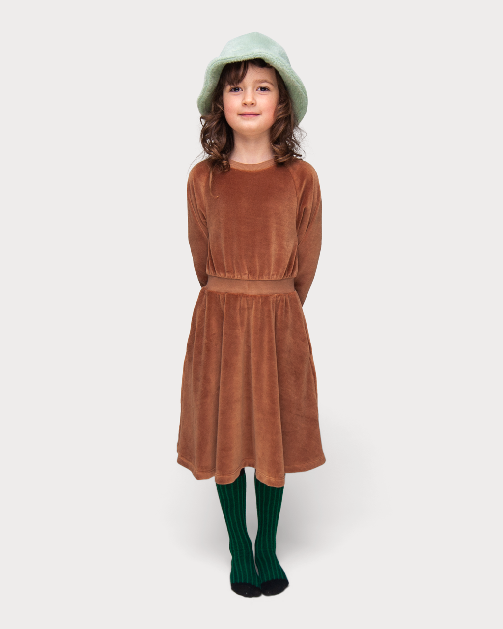 Dress Caramel Coyote Velour