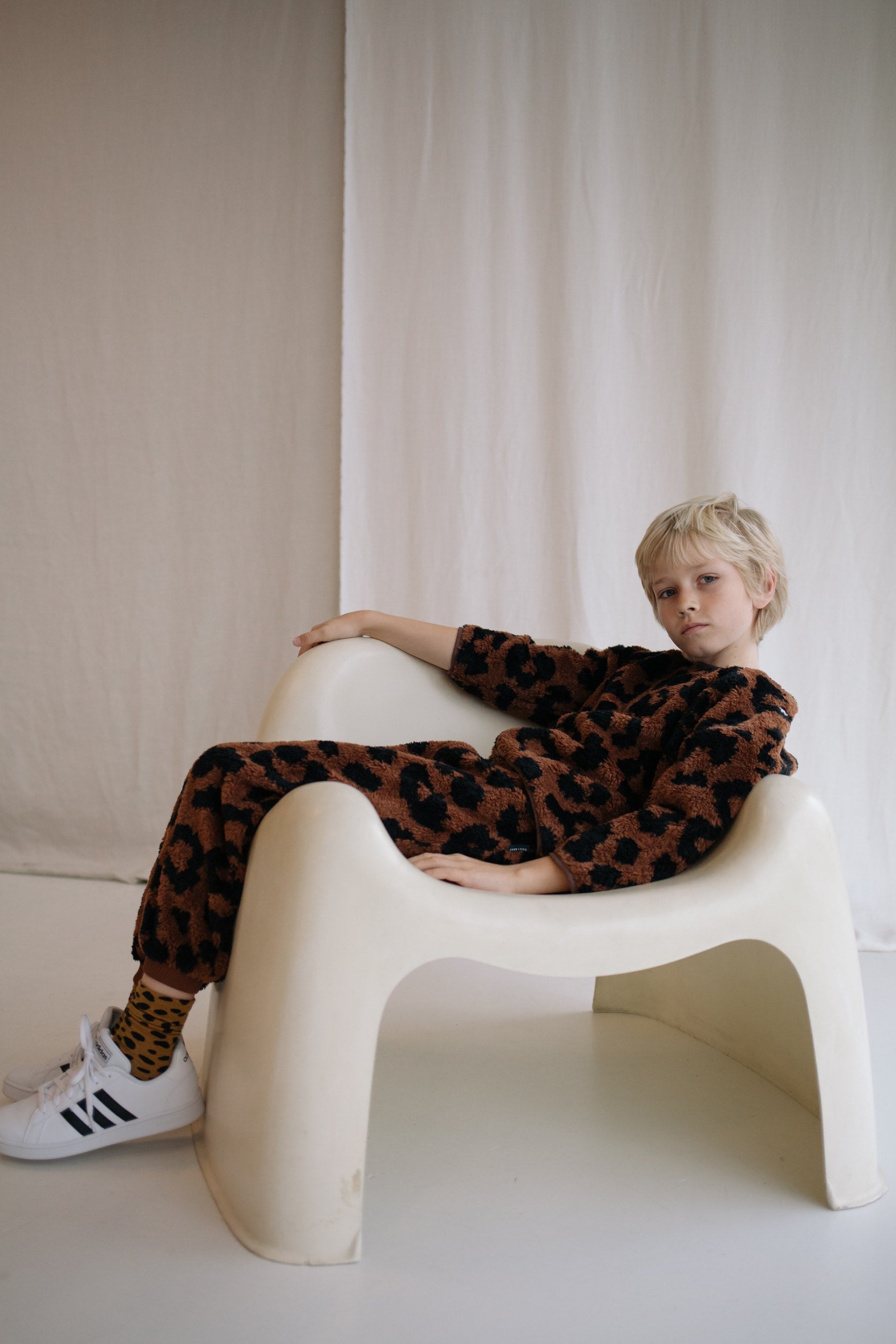 Pants Fluffy Teddy Leopard