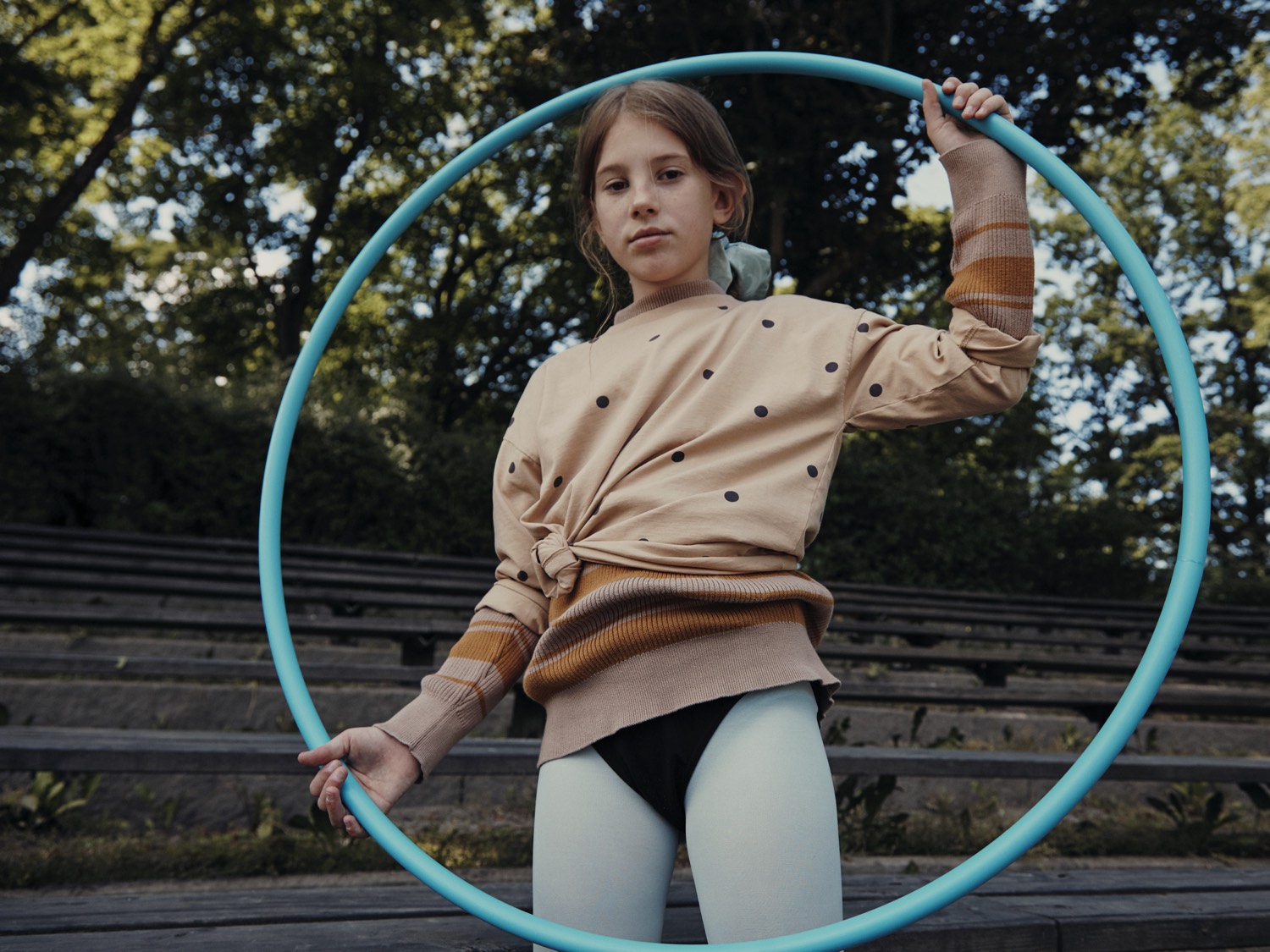 Longsleeve Tee Tan Spot