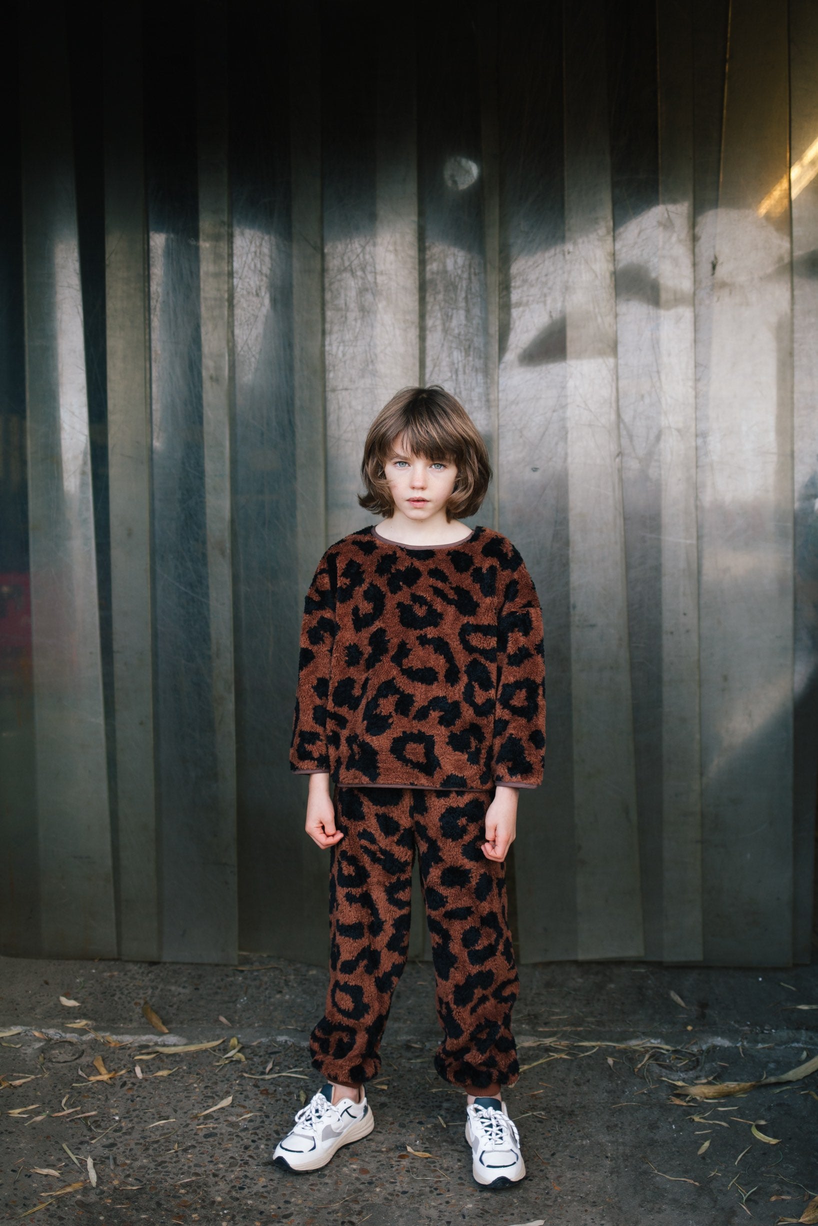 Sweater Fluffy Teddy Leopard