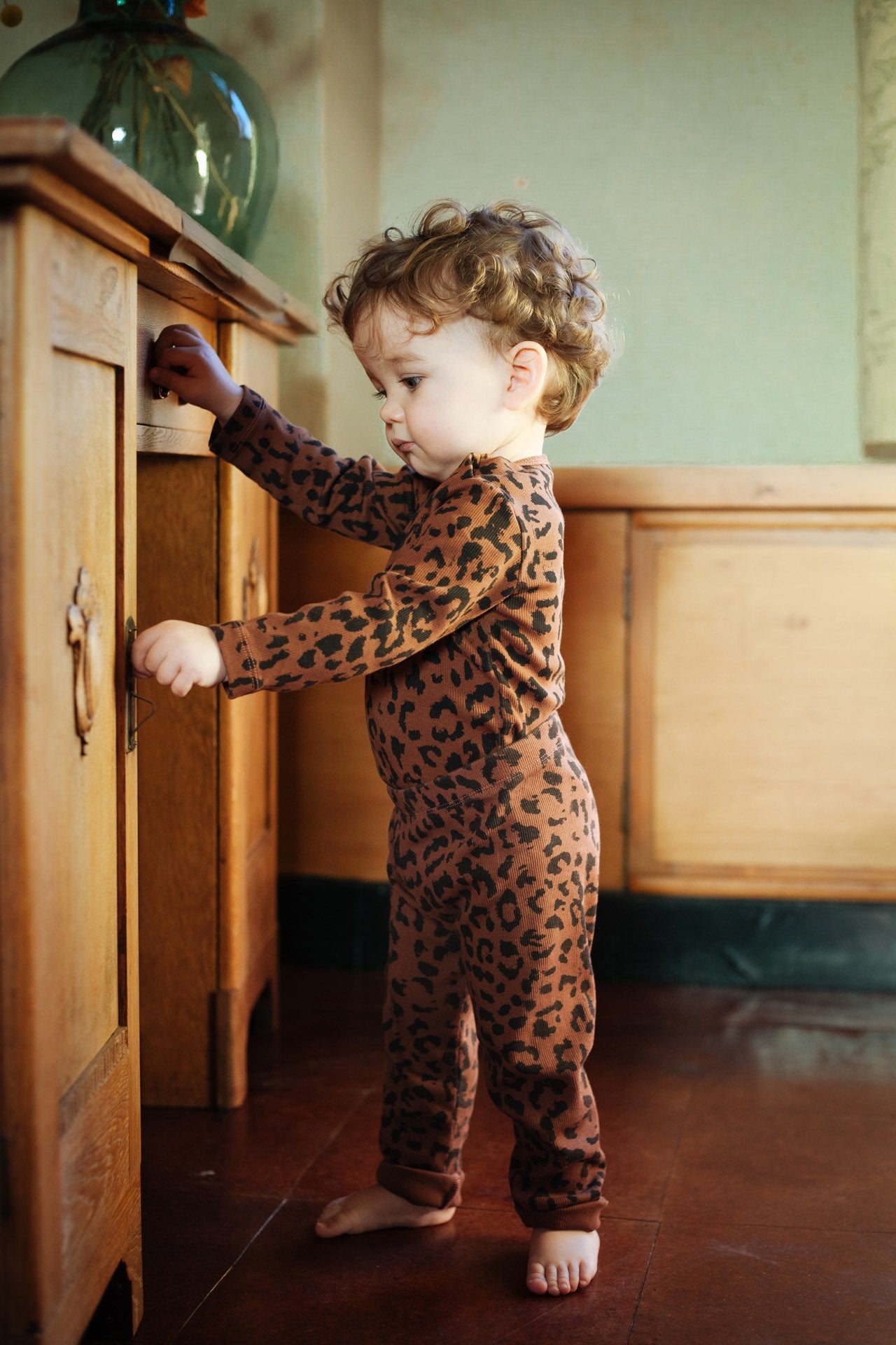 Pants Leopard Hickory Brown