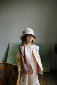 Vest Reversible Mom Jacquard Flower Rosy Lilac