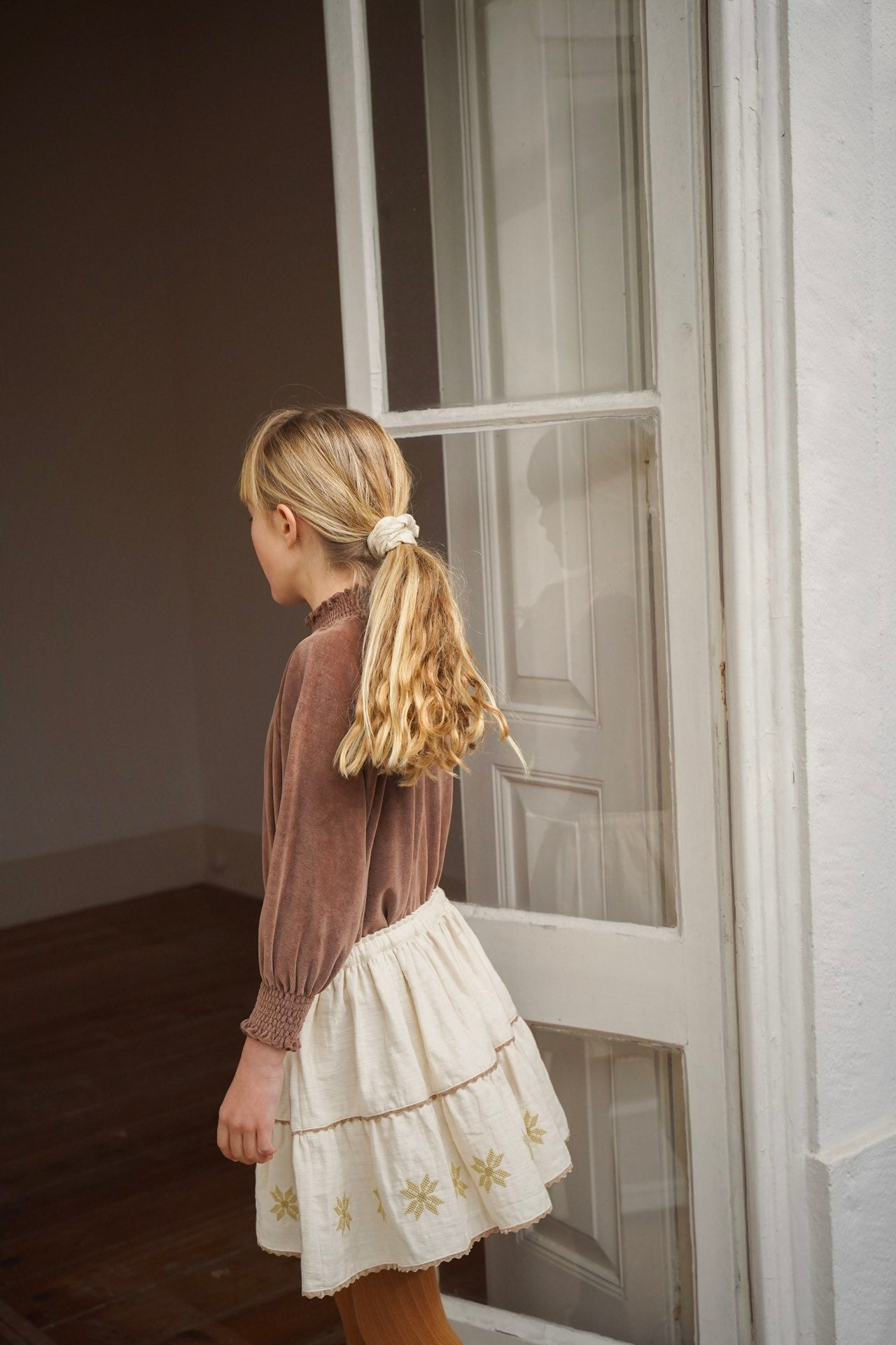 Blouse Smocked Brownie