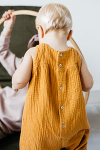 Playsuit Sleeveless Spruce Yellow