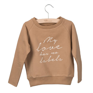 Sweater Caecilia Iced Coffee Print