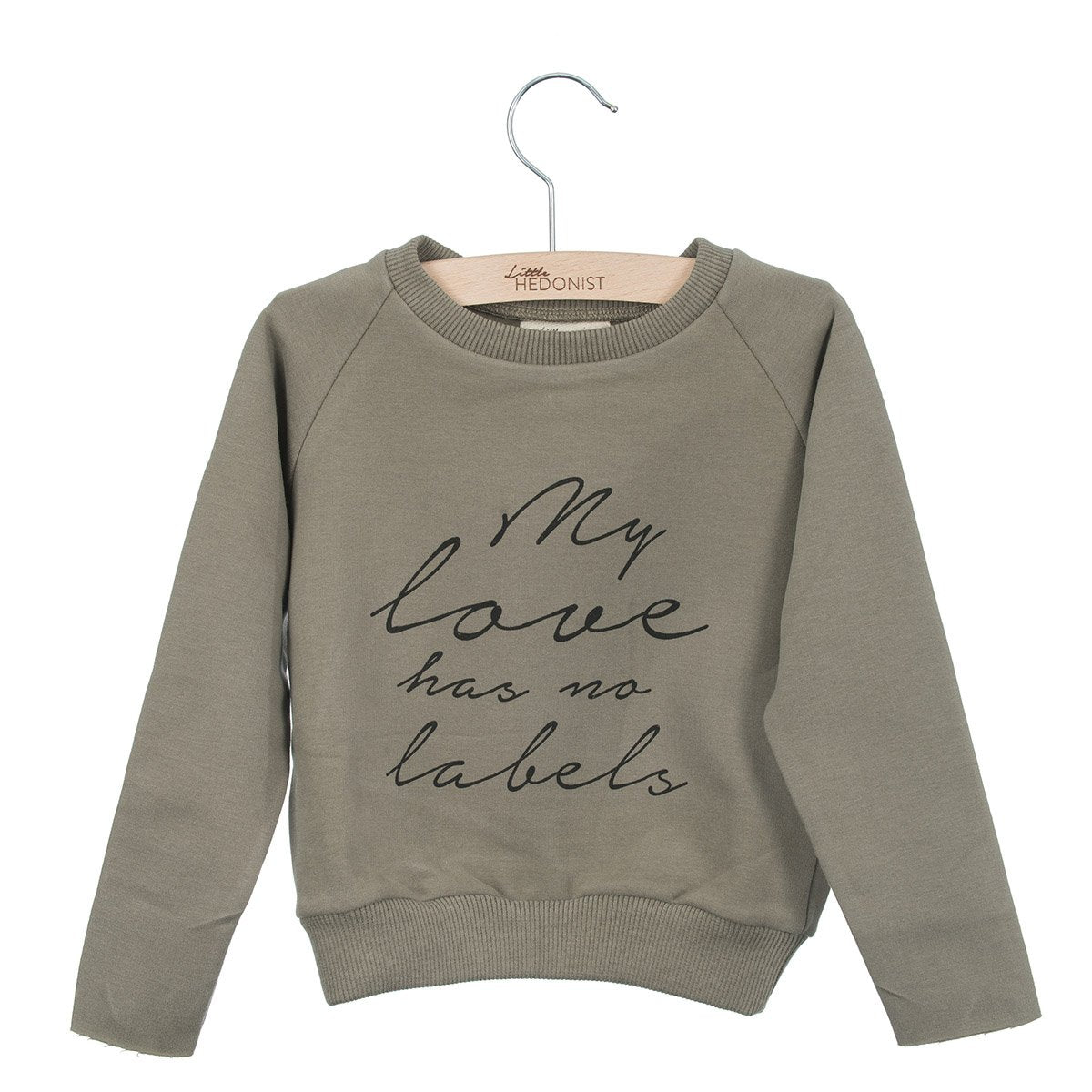 Sweater Caecilia Print Warm Grey / Taupe