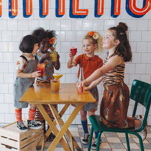 Salopette Short Legs Mini Checkers