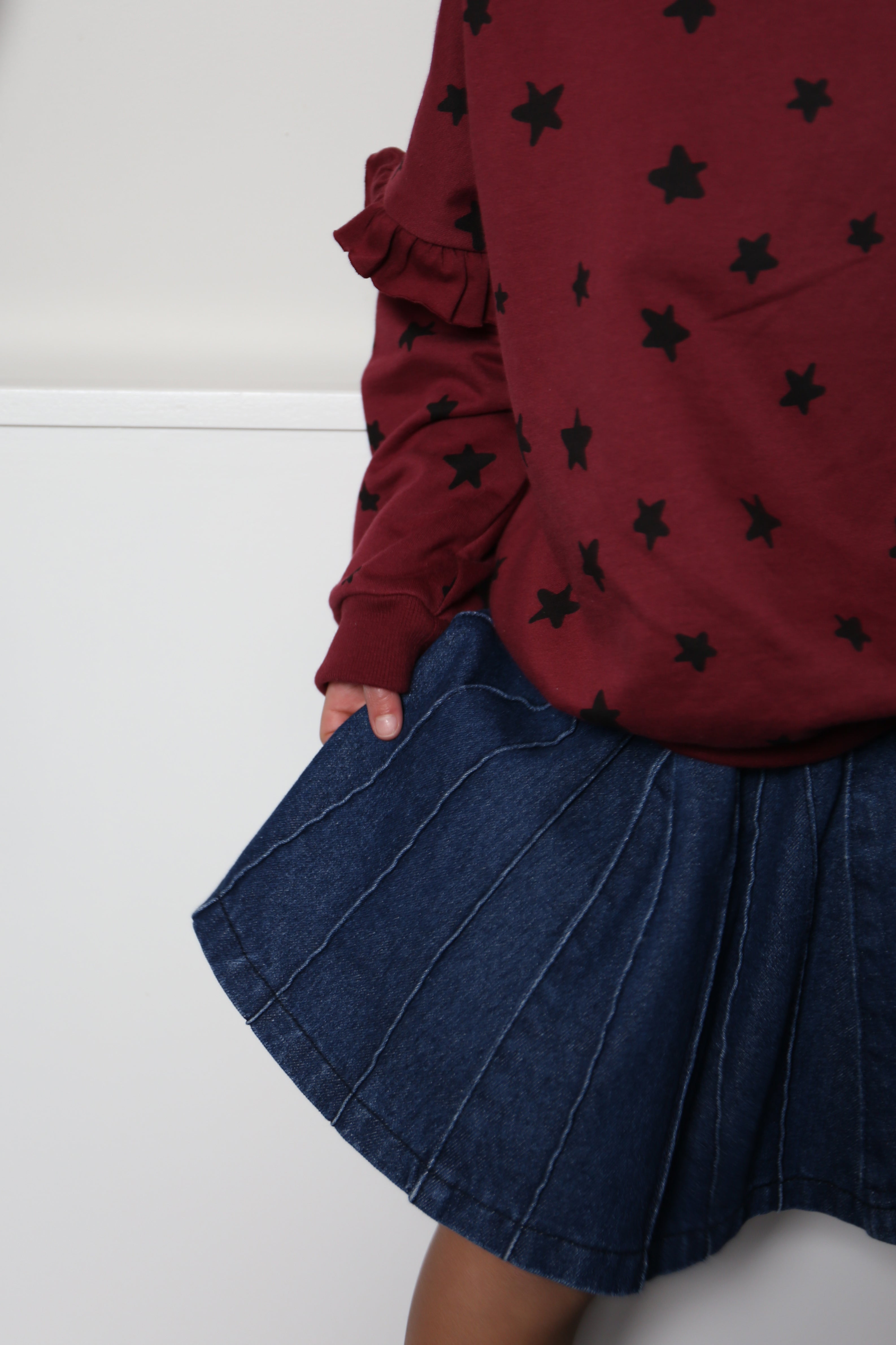 Skirt Plisse Sally Denim