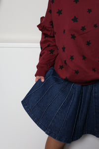 Skirt Plisse Sally Denim