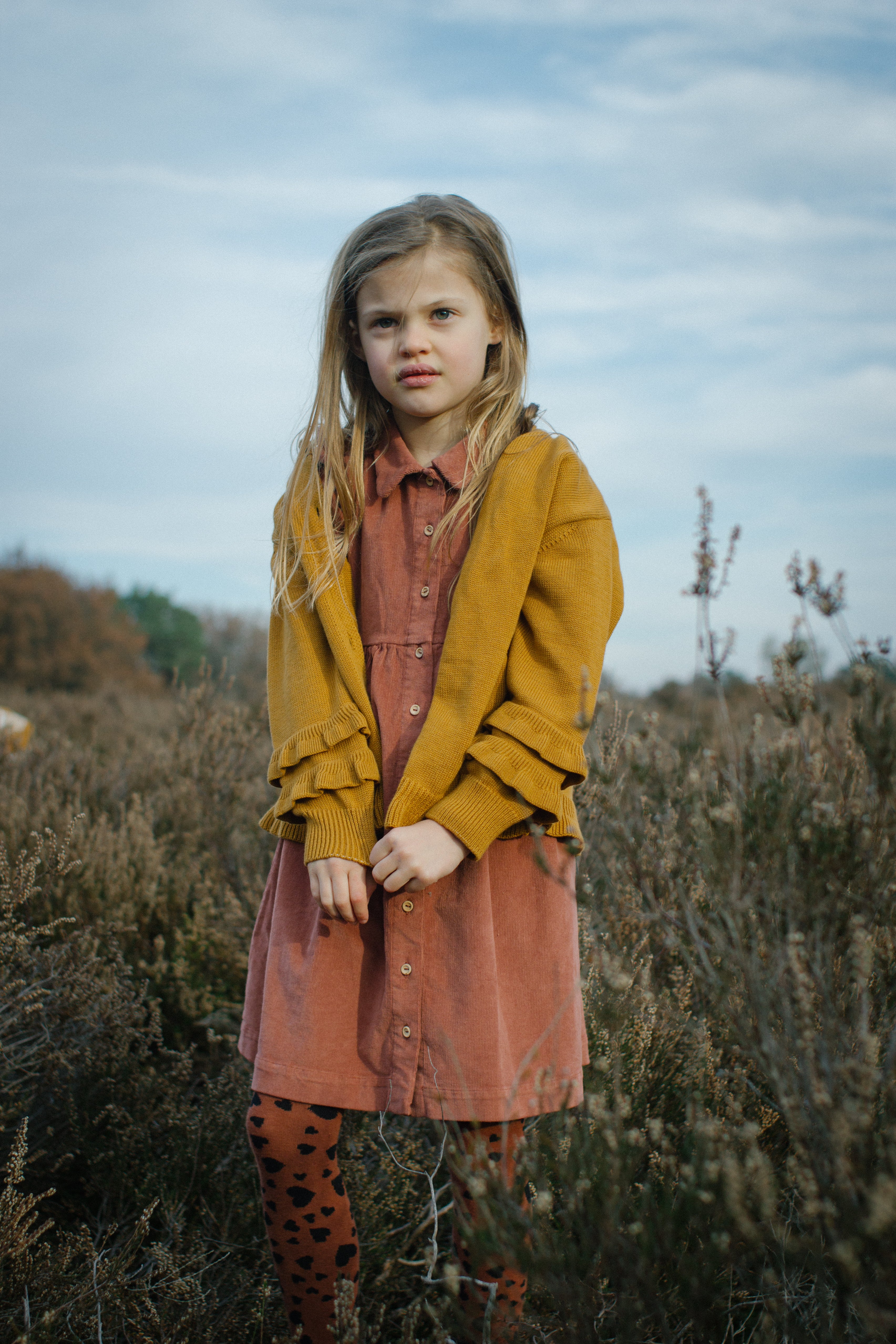 Vest Polly Ruffle Sandstone