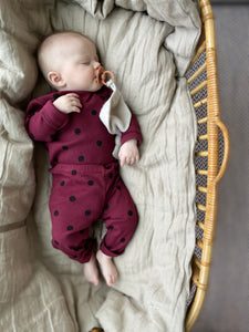 Pants Mini Painted Polka Carben Red