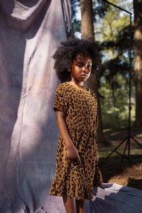 Dress Towel Holly Leopard Sandstone
