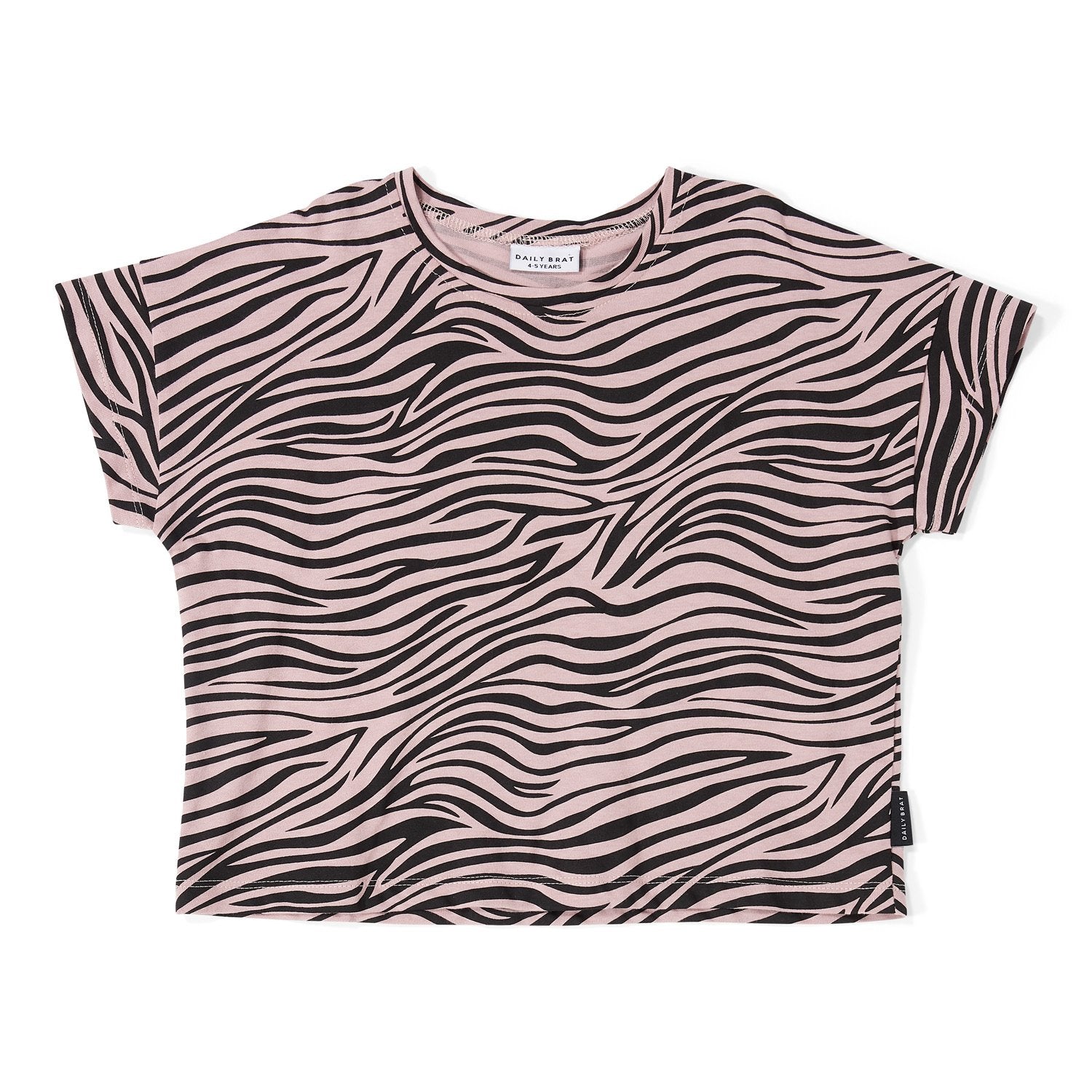 T-shirt Zebra Dusty Powder