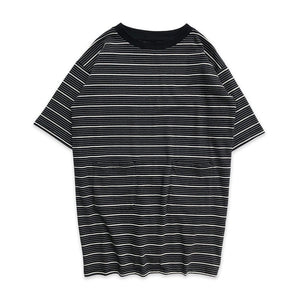 Dress Black Pebble Stripe