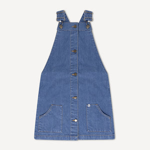 Dungaree Dress Denim Blue