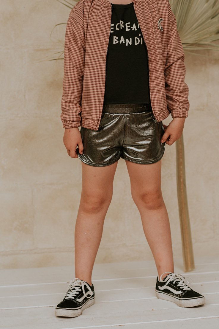 Shorts Sport Metallic