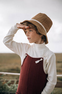 Hat Quilted Camel