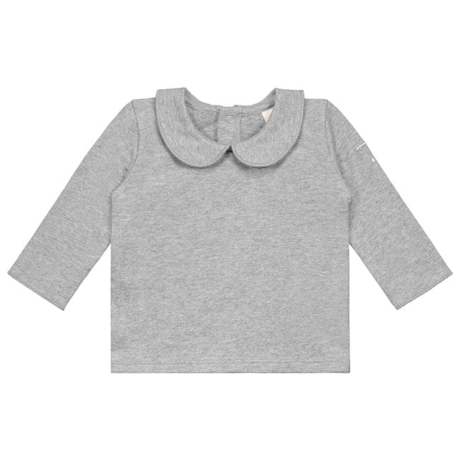 Tee Collar Baby Grey Melange