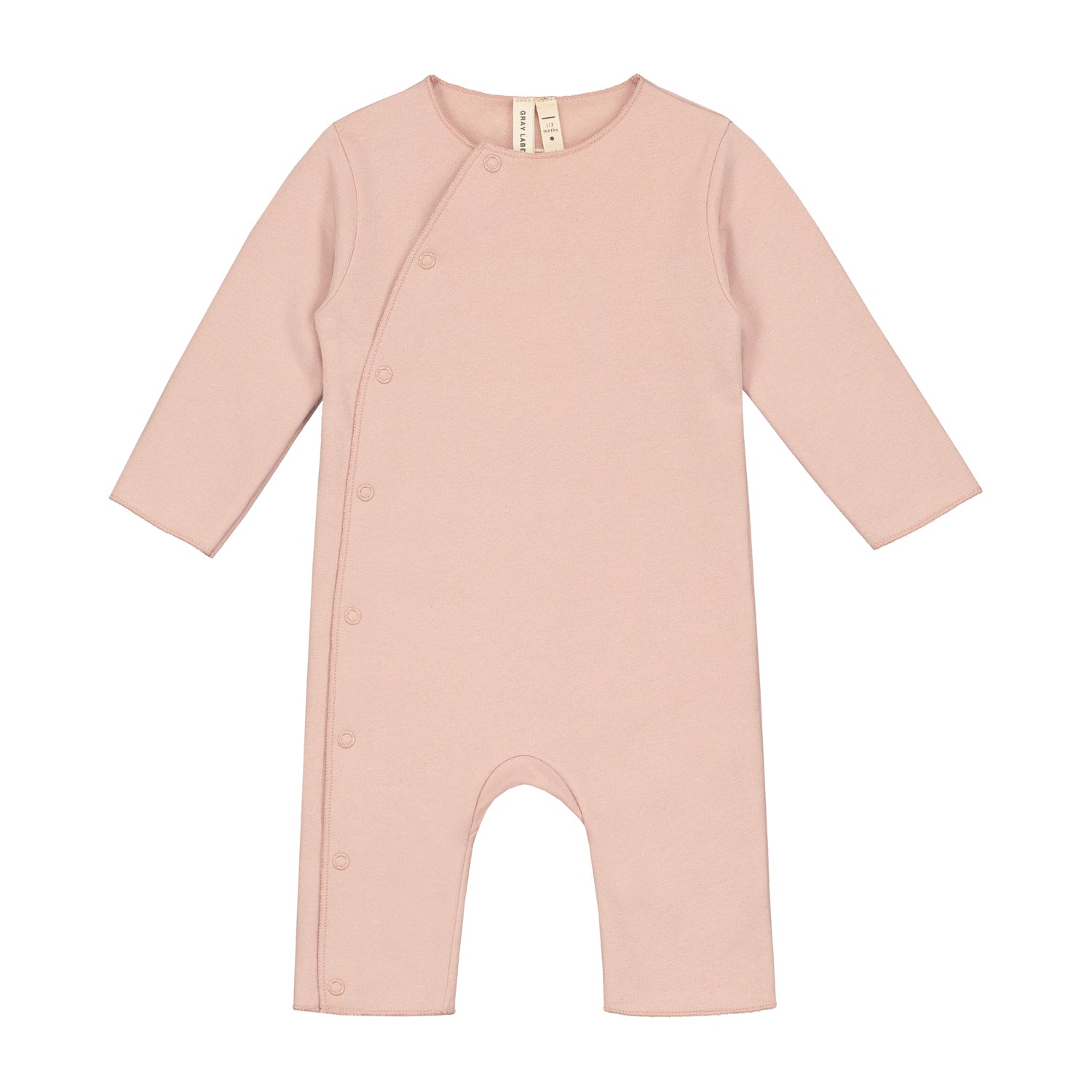 Suit Baby With Snaps Vintage Pink