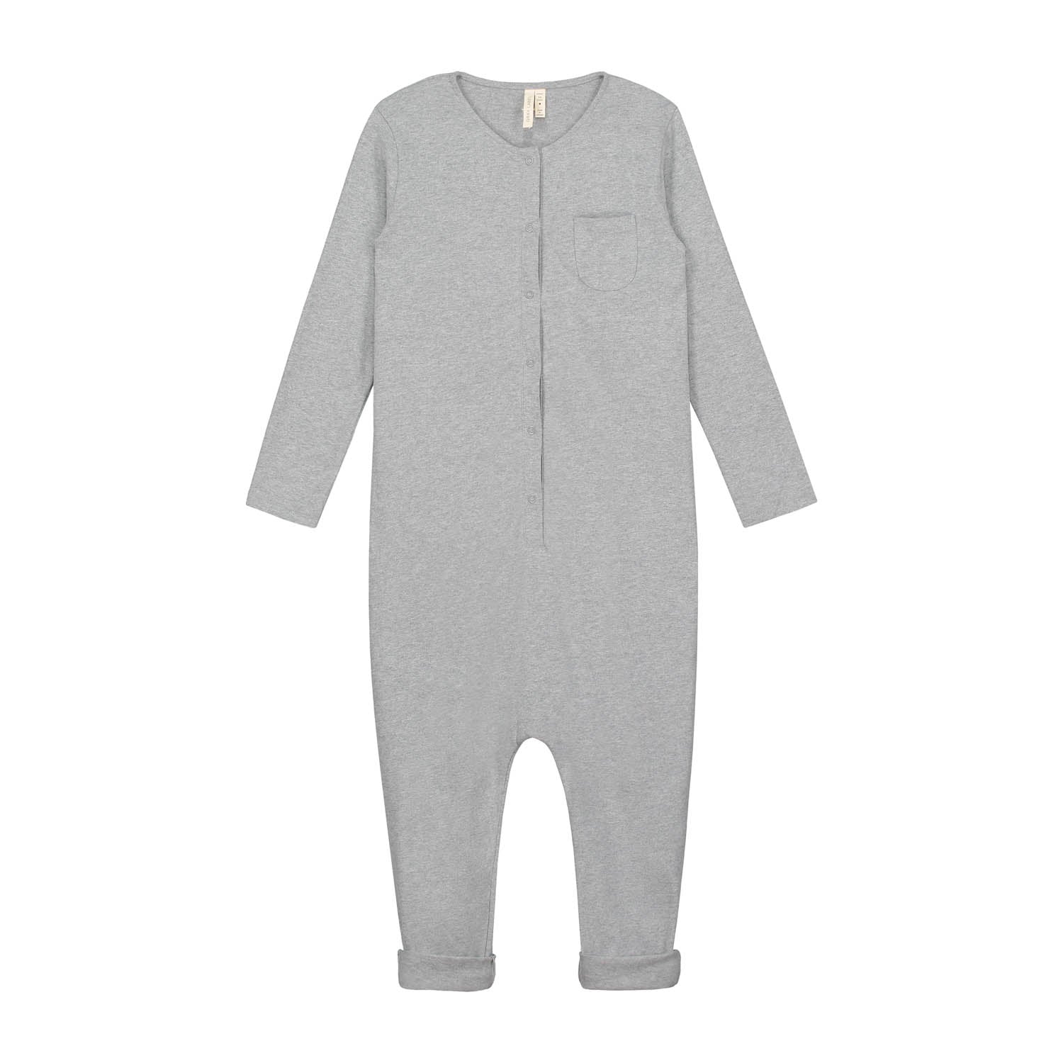 Playsuit Long Sleeve Grey Melange
