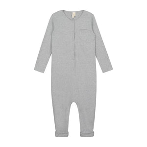 Playsuit Long Sleeve Grey Melange